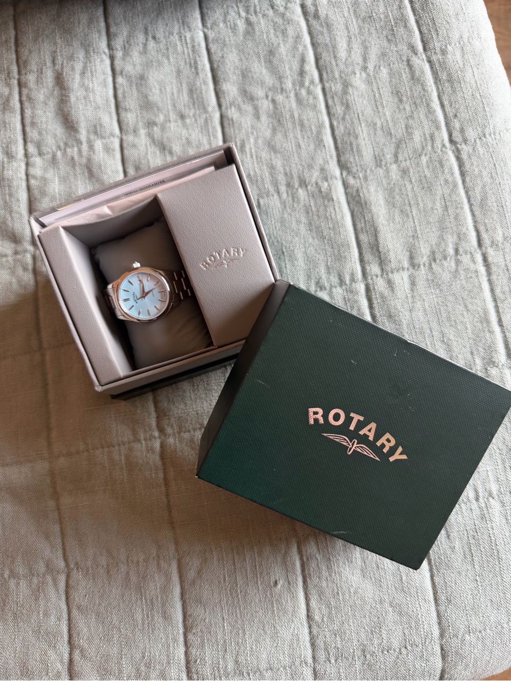 ROTARY Ladies Oxford Aqua Dial Watch LB05092/77